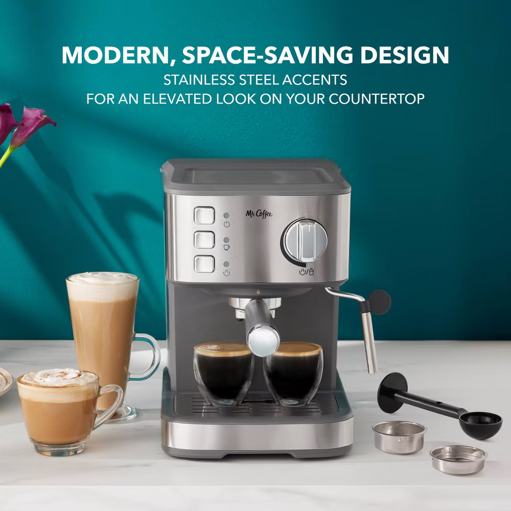 Mr. Coffee Compact Espresso Maker