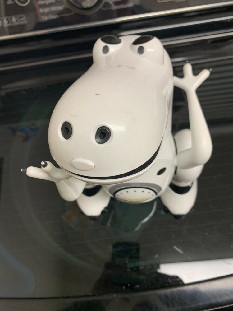 Sharper Image White/Black Robotosaurus DX2R8 Dinosaur UNTESTED