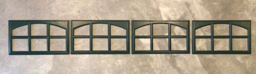 4 Amarr Cascade Replacement Insert for Short Panel Amarr Garage Door HunterGreen