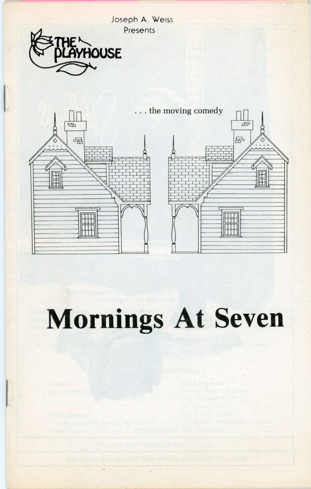 Mornings at Seven – Signed Program by 8