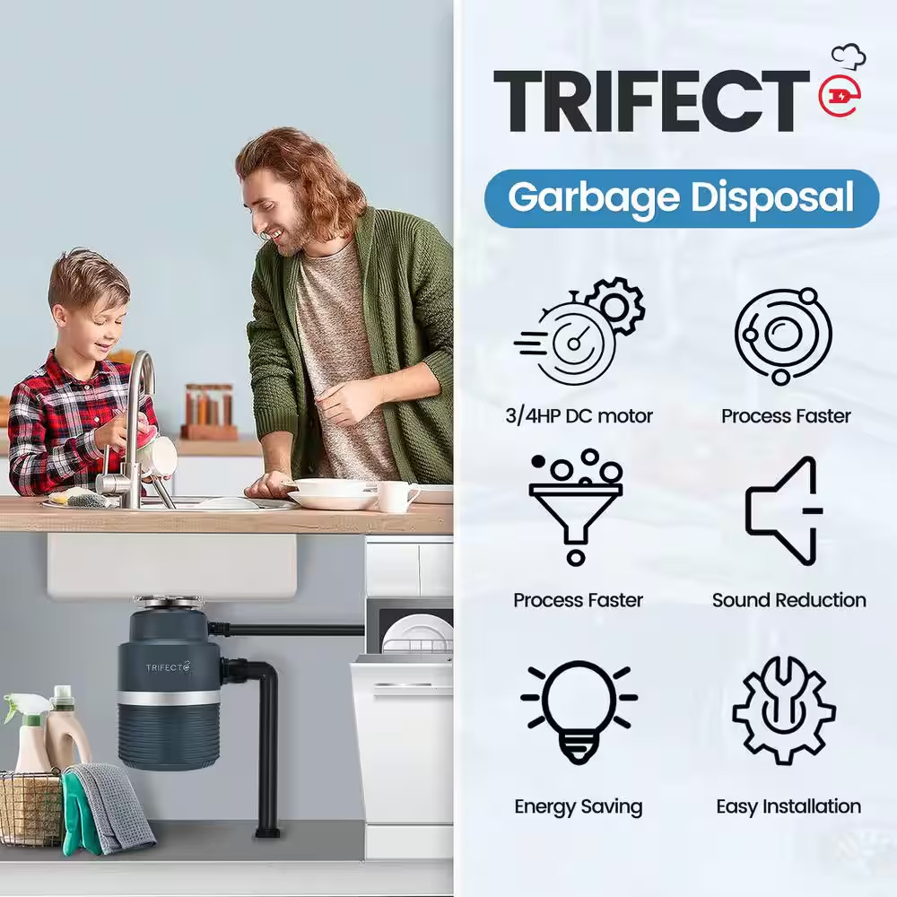 1 Hp. Continuous Feed Commercial Garbage Disposal