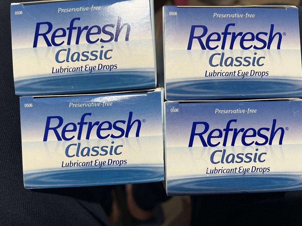5 Boxes Refresh Classic Lubricant Eye Drops 50 Vials Per Box