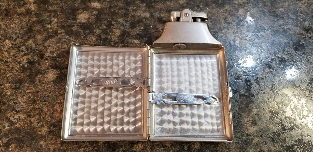 Vintage Ronson Mastercase Lighter Engraved 1948