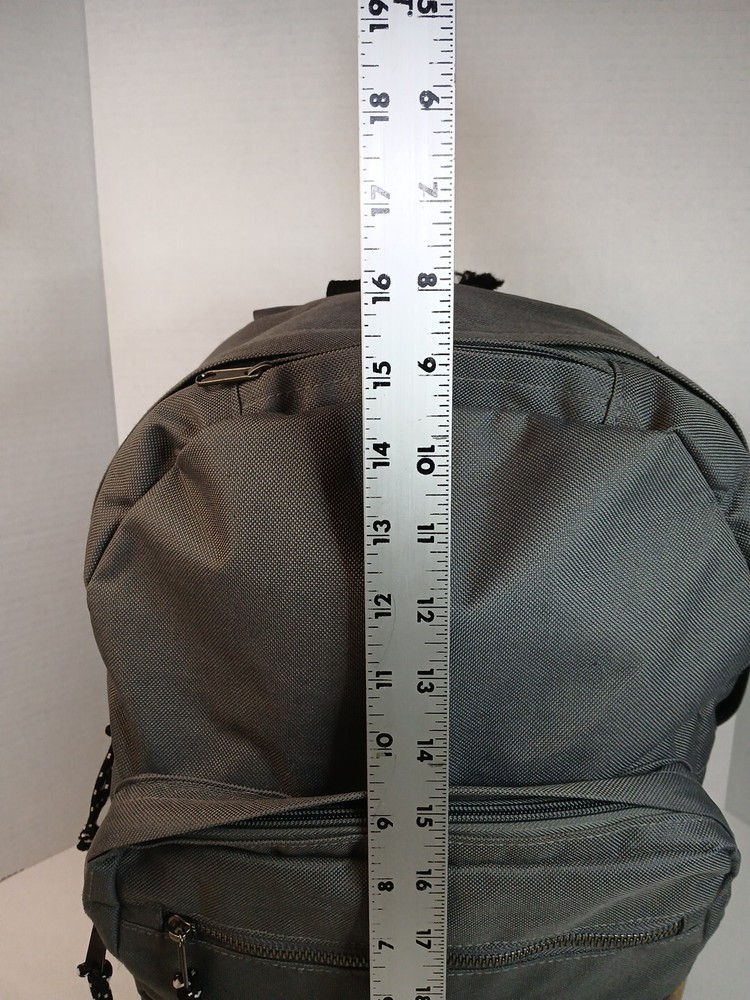 Dome Backpack Gray Headphone Jack Striped Inside Unisex