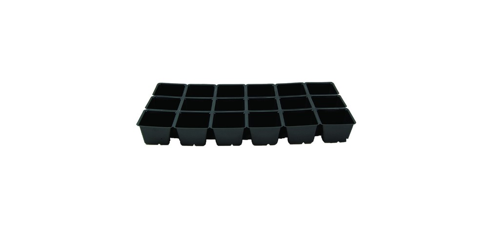 18 Cell Deep Insert - Seed Starting Tray 1801 Deep Insert Flat - Case 100 Count