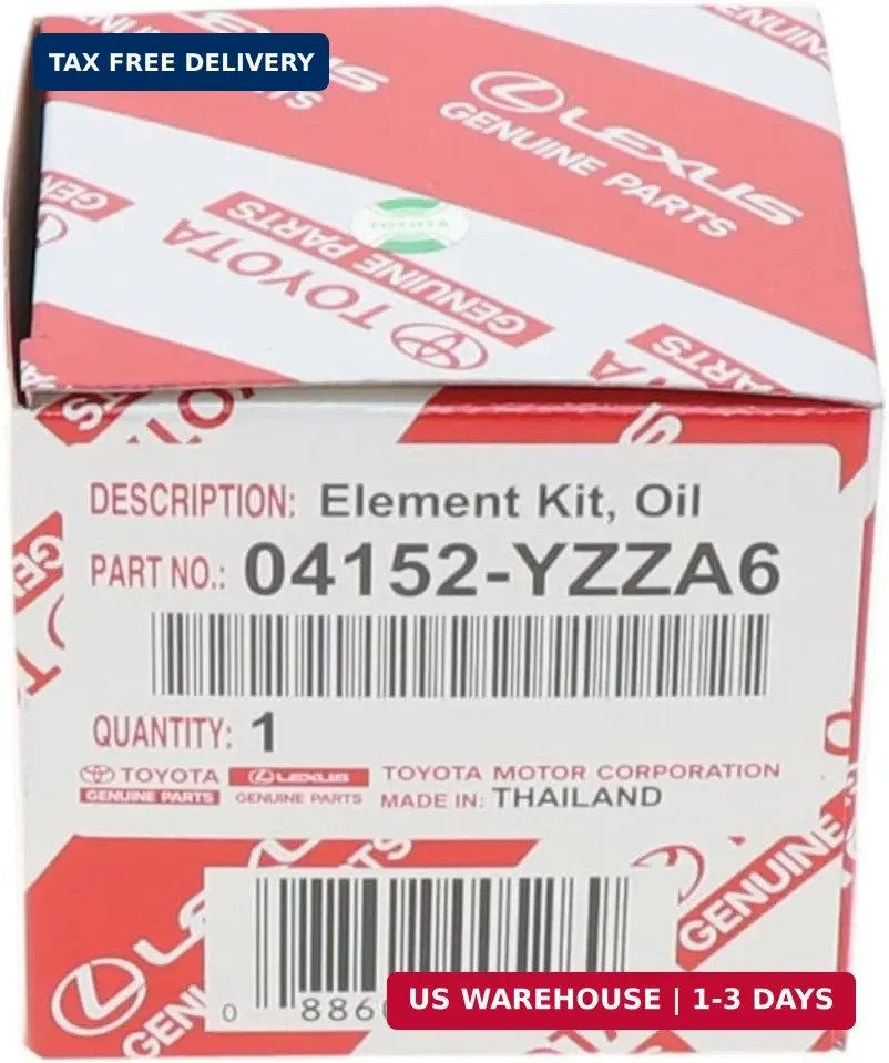 Genuine Toyota 04152-YZZA6 Replaceable Oil Filter Element