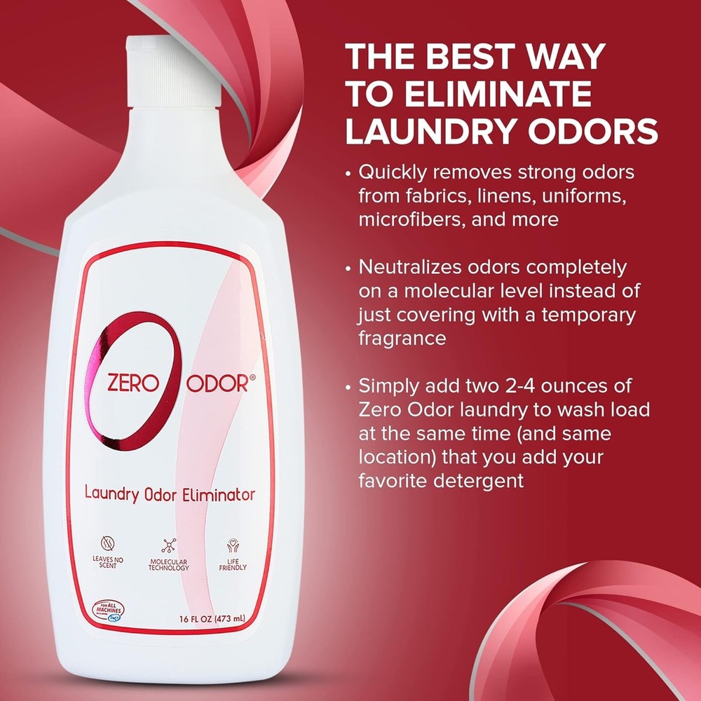 Laundry Odor Eliminator - Permanently Eliminate laundry Odor – Patented Molec...