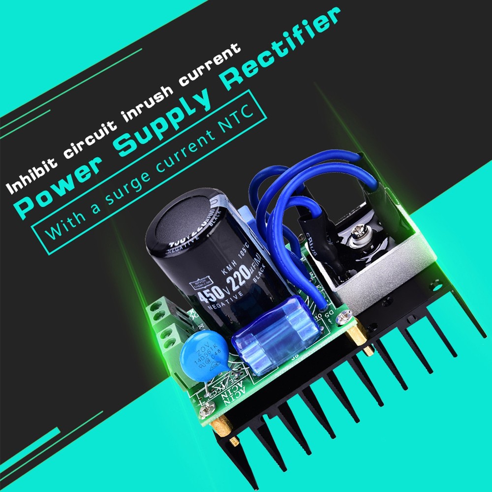 1 Pcs 0-220VAC To 0-311VDC Universal Multiple Protection Rectifier Board Module