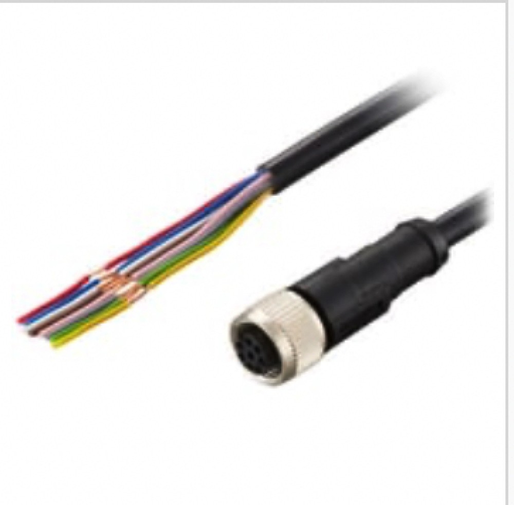 Keyence OP-87565 Sensing Pulse Level Sensor Standard Power Cable, Straight, 5 m
