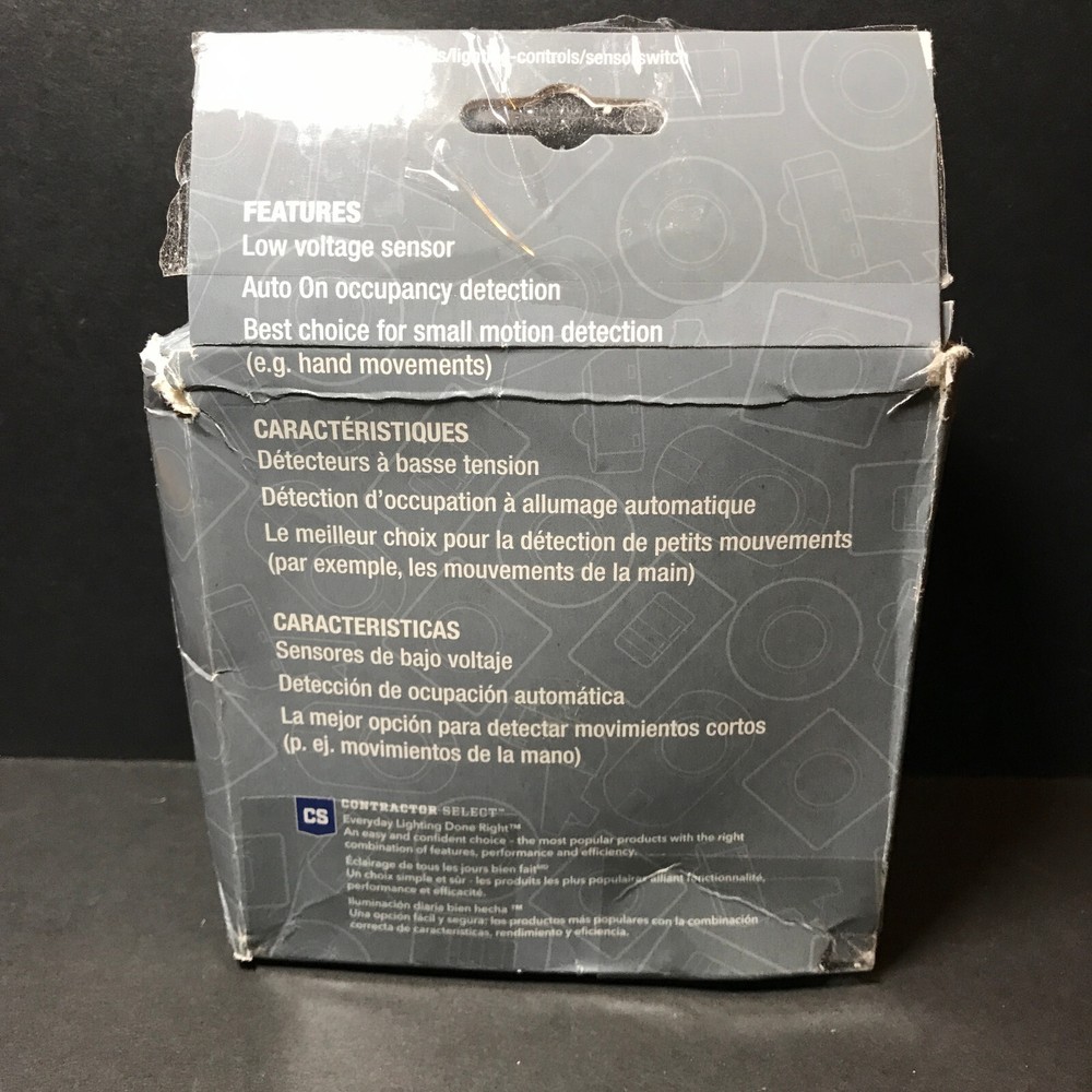 CM 9 Sensorswitch Ceiling Mount Occupancy Sensor Motion NEW Distressed Box