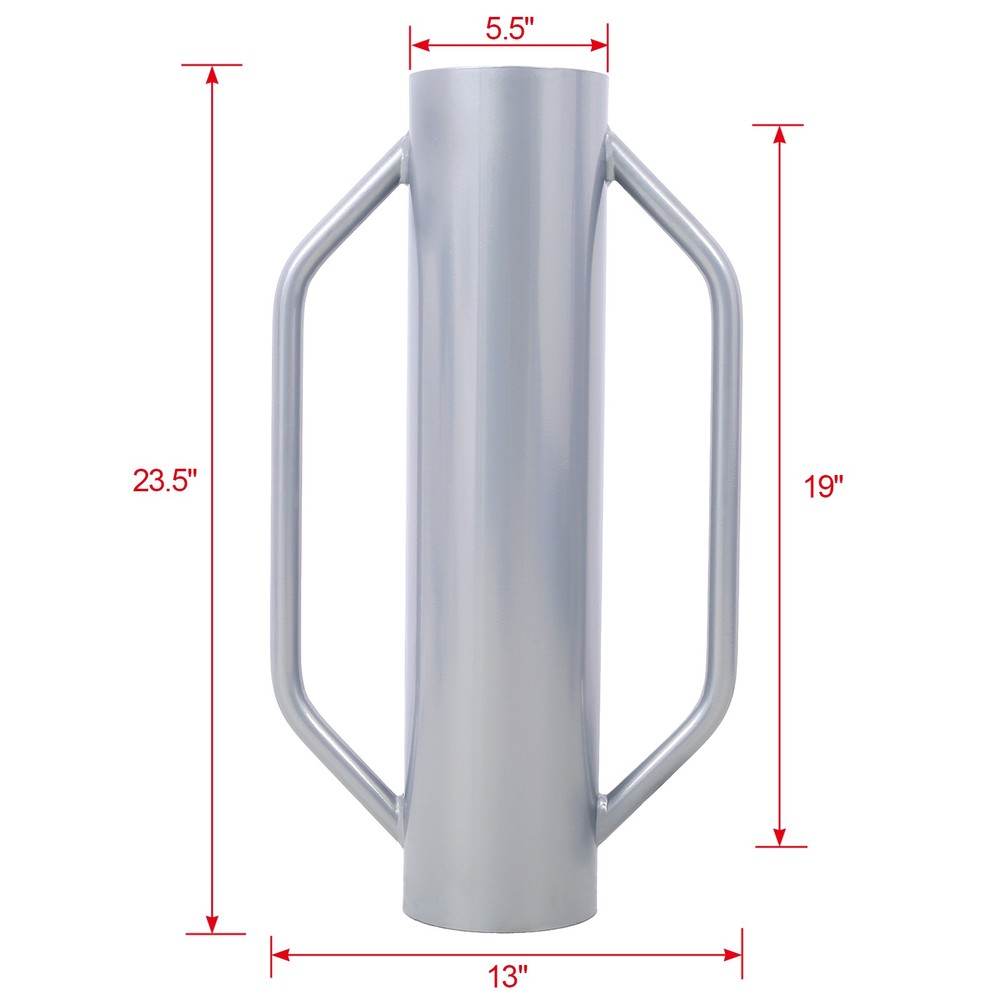 Iron Fence Post Driver w/ Handle T Post Pounder Rammer for Installing Fence Post