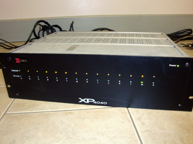 Cybex Rear Access KVM Switch XP4040 / XPST XPAC with cables