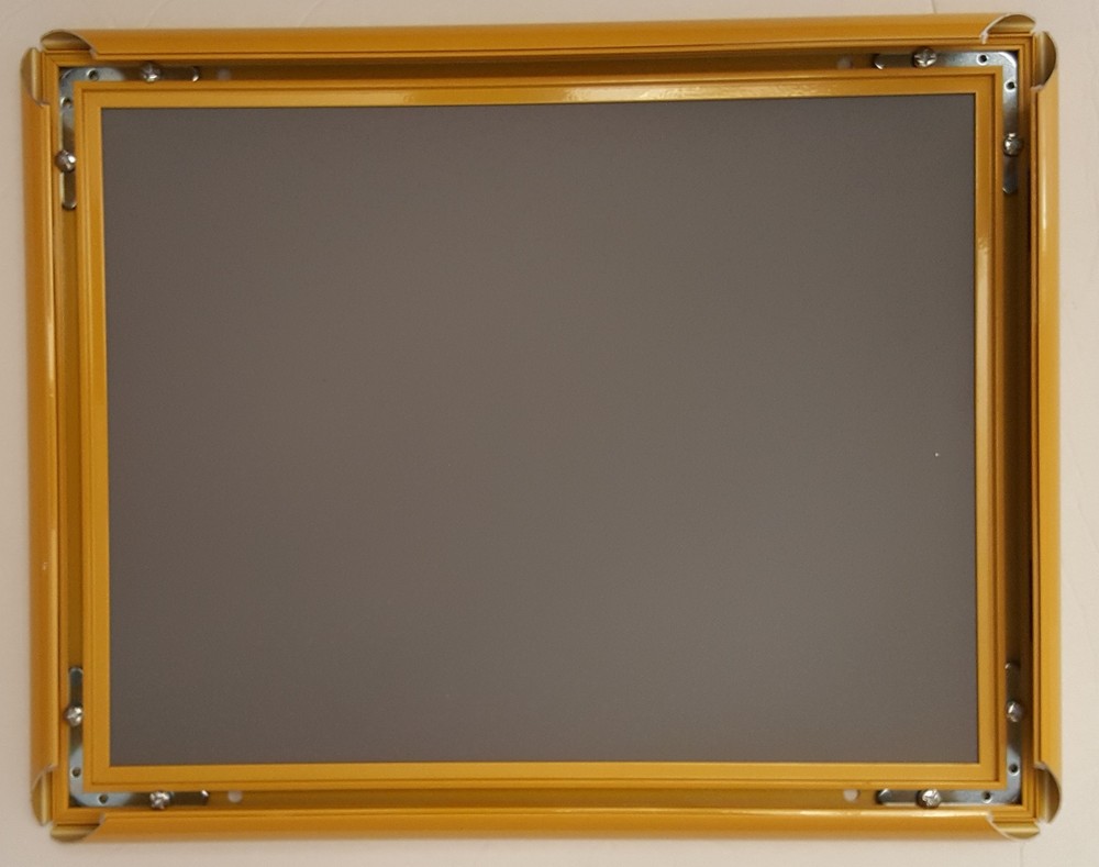 Yellow Snap Frame 8 5x11 Inches Front Loading Quick Poster