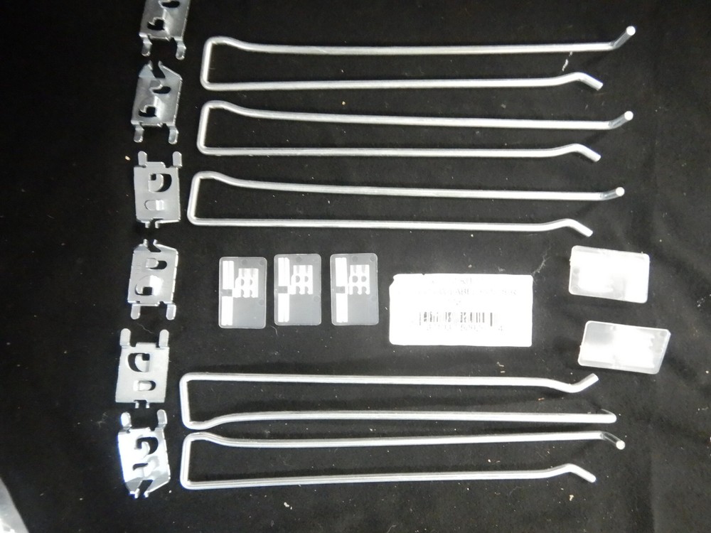 50 Pack 10" Hook with Label Holder for Pegboard Retail Display Use