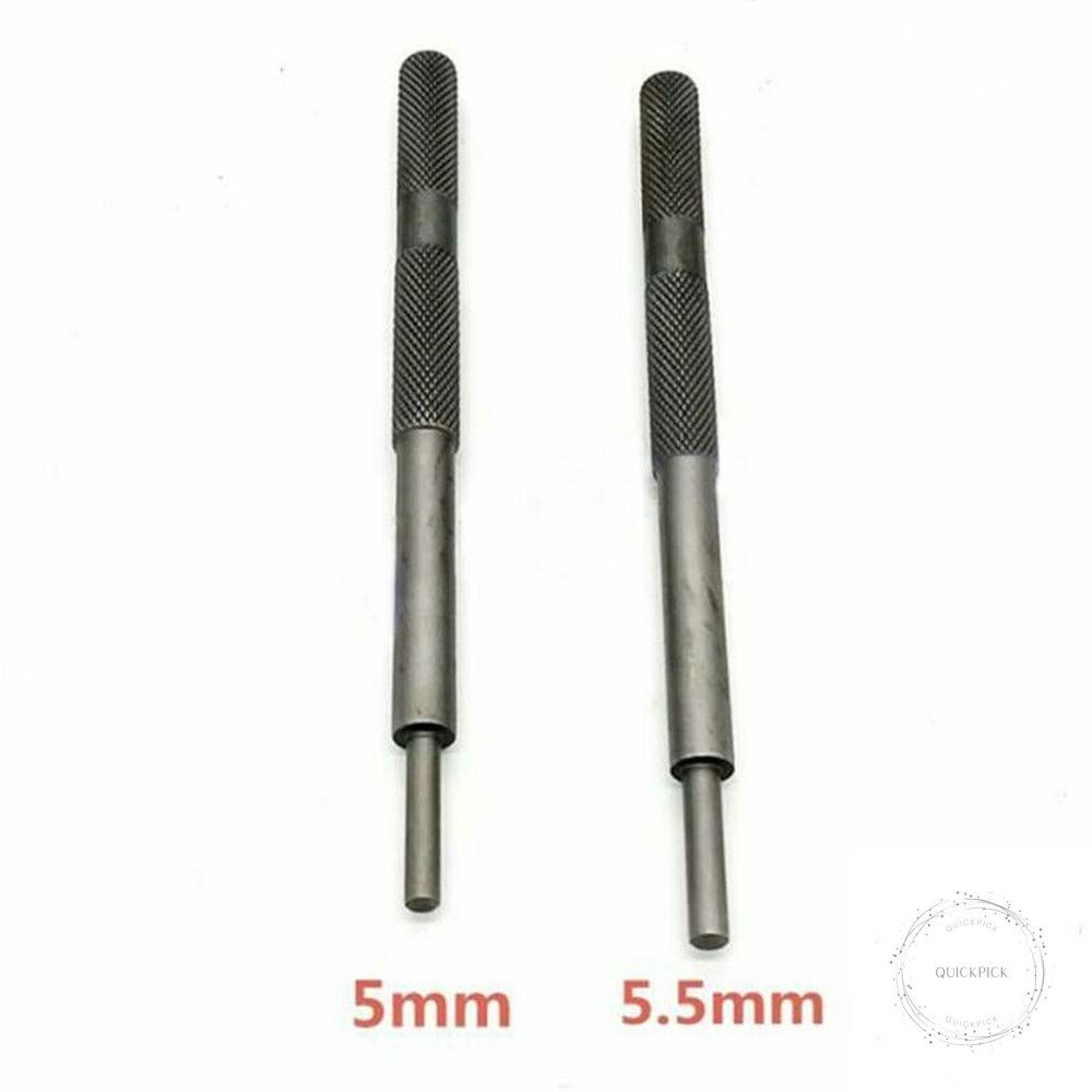 2 Pcs Engine Valve Guide Tool 5/5.5mm Engine Valve Remover Installer Repair Tool