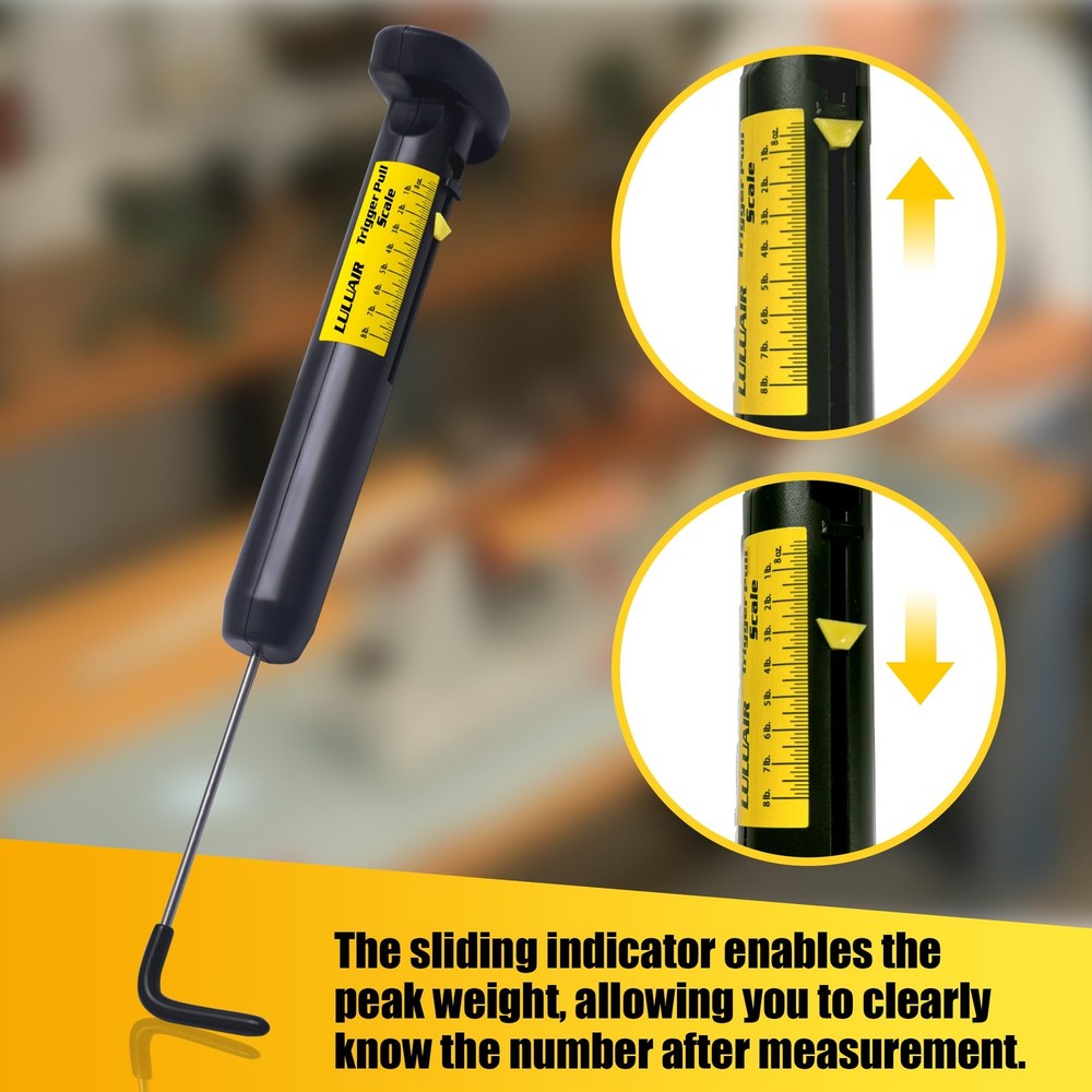 Manual Trigger Pull Scales, Mechanical Gauge with Values...