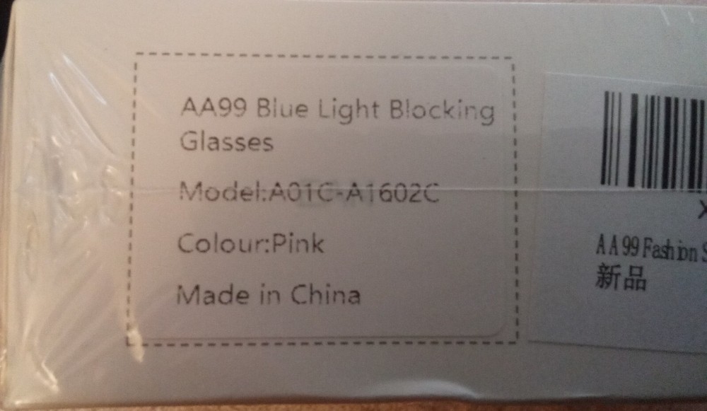 AA99 Blue Light Blocking Computer Glasses for Unisex 70% Blocking FACTORY SEALED