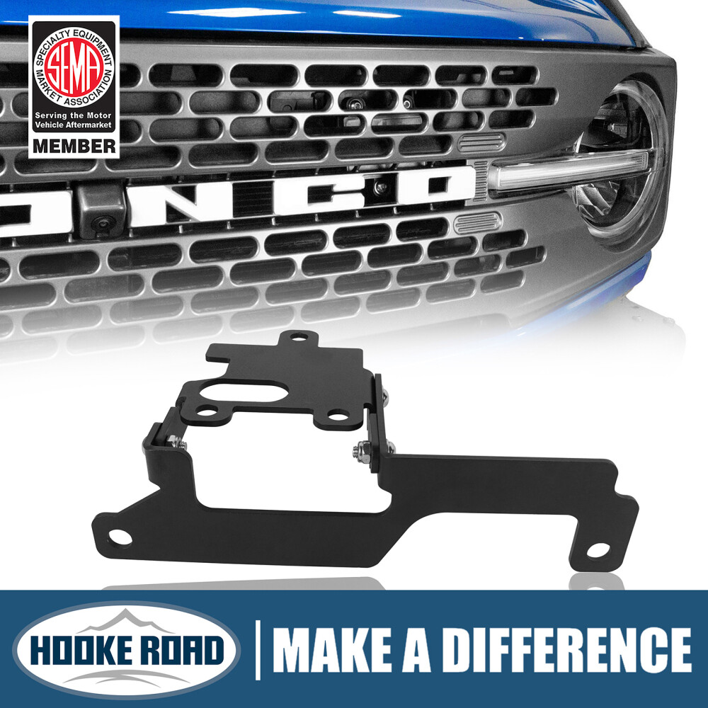 HookeRoad Adaptive Cruise Control Relocation Grill Bracket Fit Ford Bronco 21-26