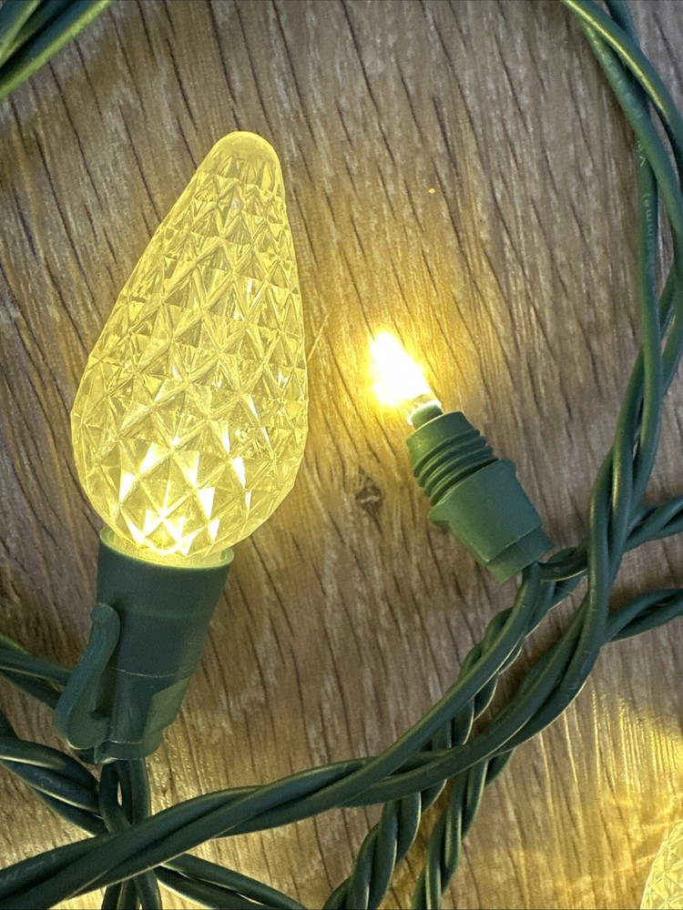 LED Christmas Lights, warm white Bulbs
