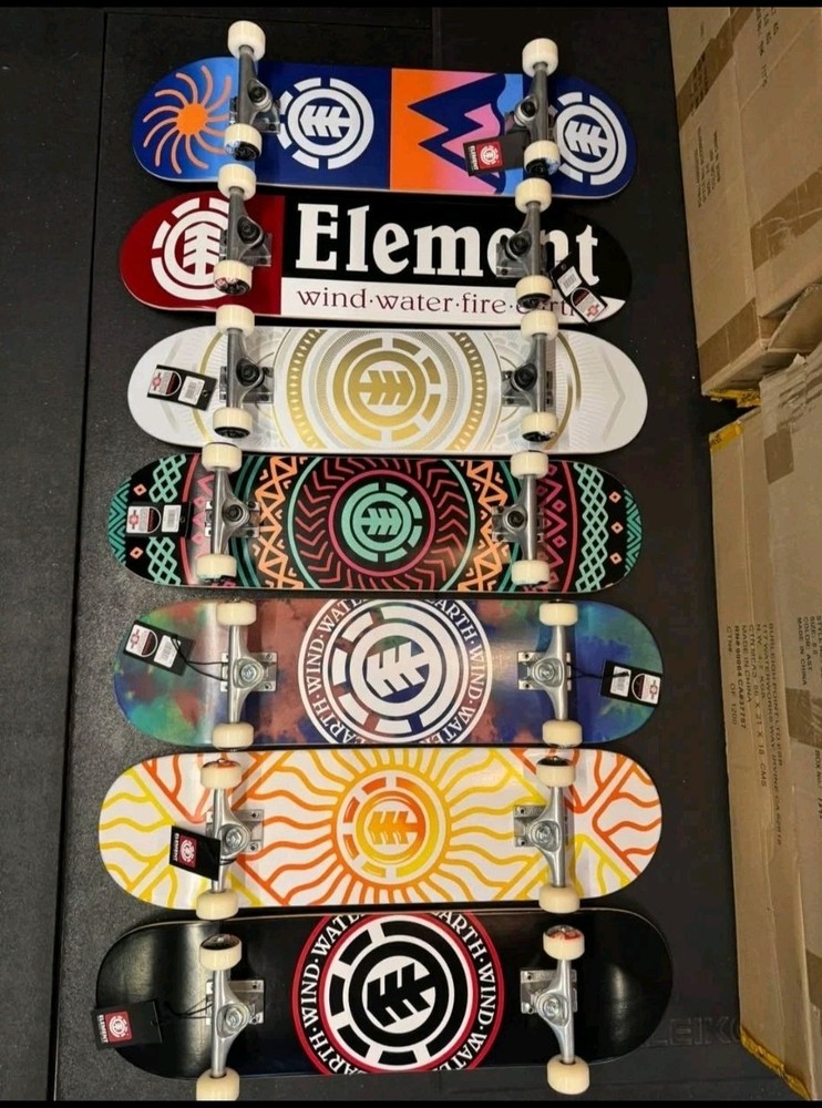 New Element Skateboard Complete Assembled - Multiple Sizes and Graphics
