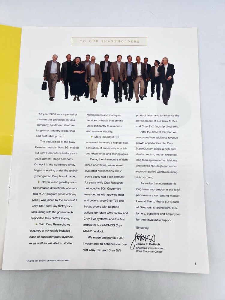 Cray Supercomputers 2000 Annual Report - Expanding Science Engineering Vintage