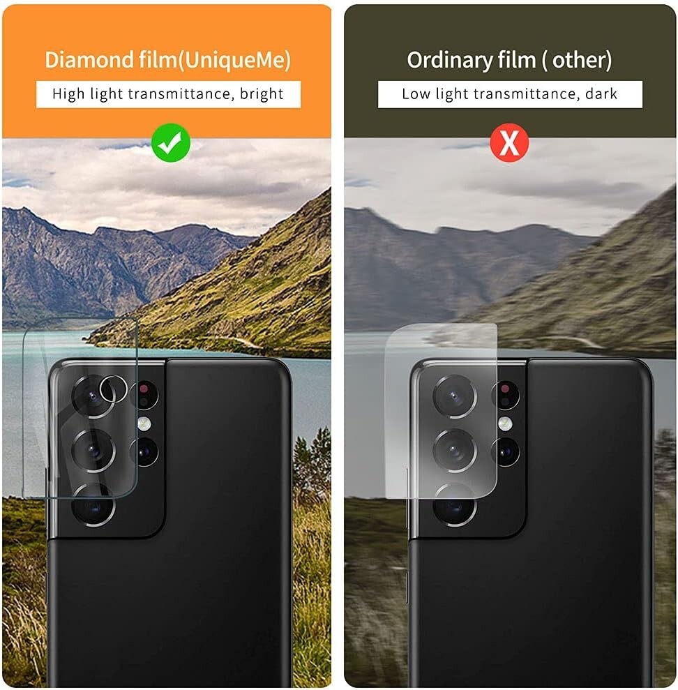 Samsung Galaxy S21 Ultra Screen Protector Tempered Glass HD Clear Full Coverage