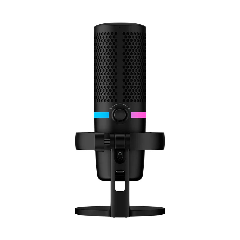 HyperX DuoCast USB Condenser Microphone RGB Lighting for PC, PS4, PS5 (Black)