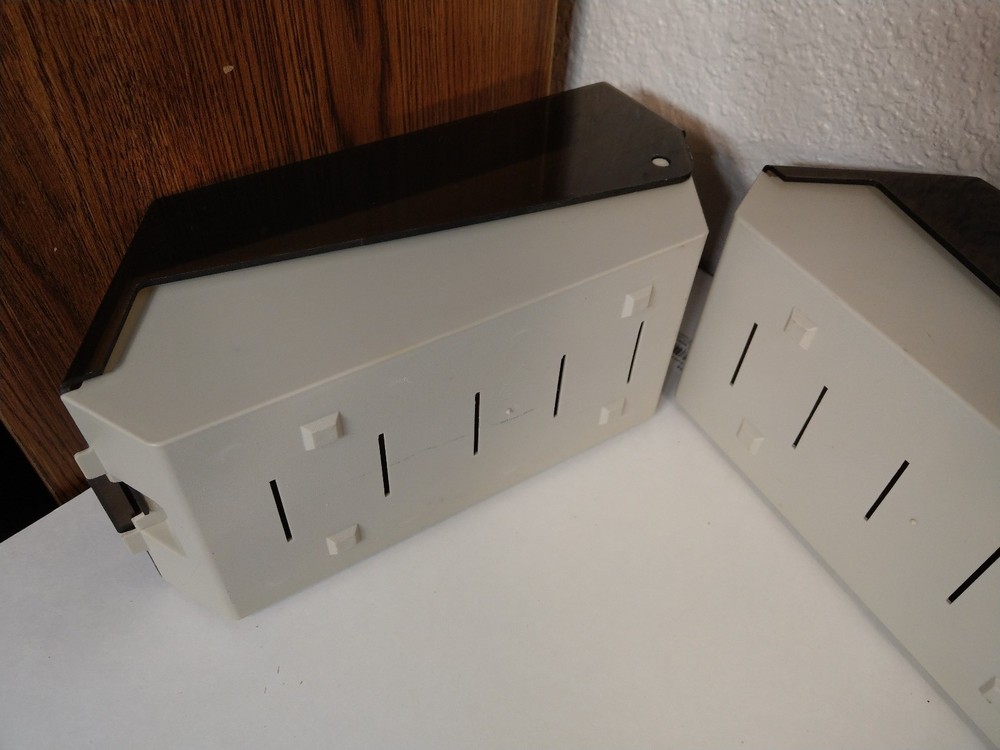 Disk File 3.5" Floppy Disk Storage Box Case Holder with Dividers & Diskettes