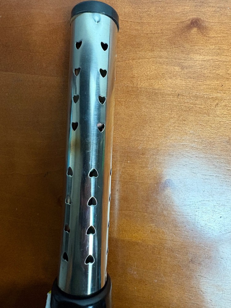 Electric Immersion Water Heater – Stainless Steel Heating Tube with Heart Patter