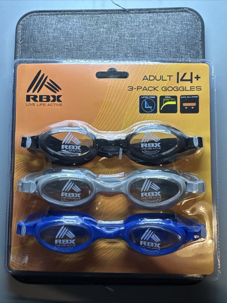 RBX 3- Pack Goggles Adult 14+
