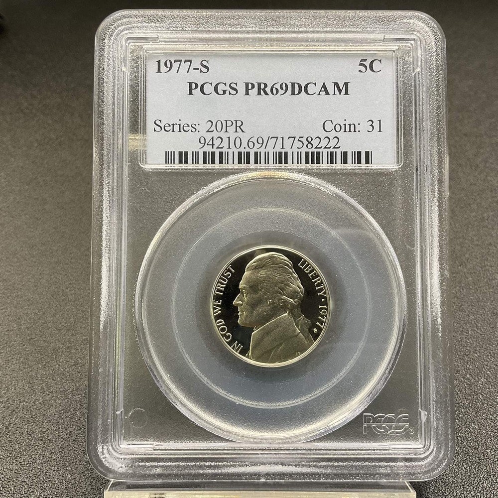 1977-S 5C PCGS PR69DCAM