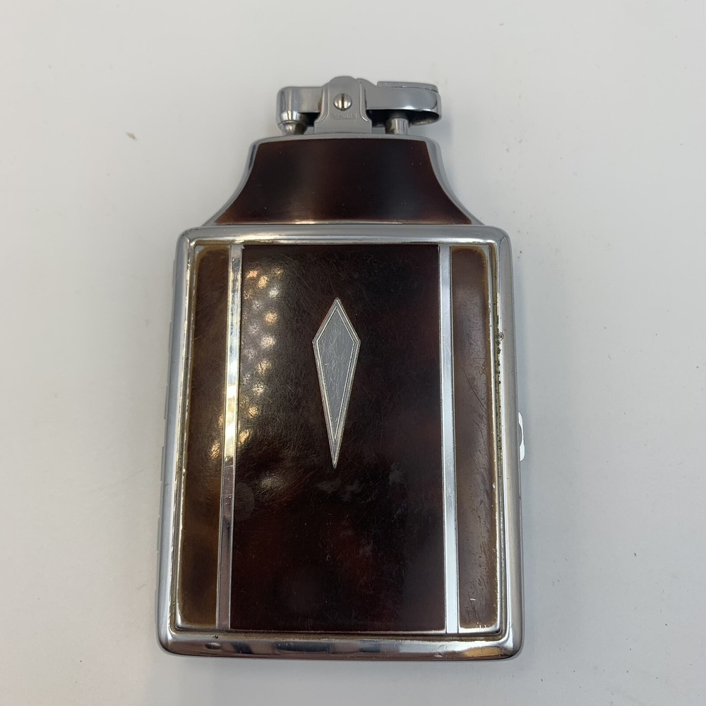 VINTAGE 1940's ART DECO RONSON MASTERCASE LIGHTER & CIGARETTE CASE