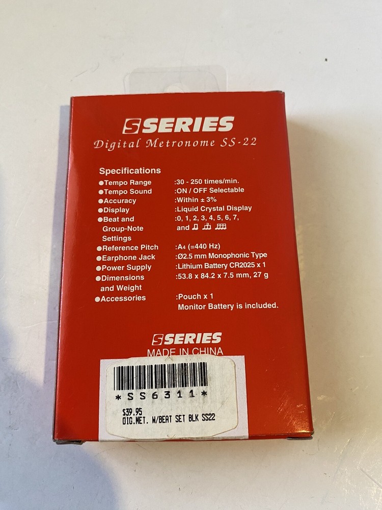 Digital Metronome SS-22 E-Series