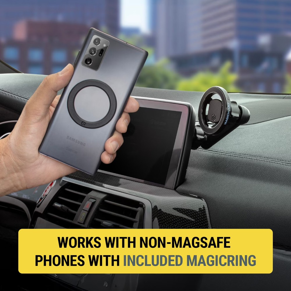 Scosche MagicMount MagSafe Car Phone Mount 5-in-1 Dash Vent Screen