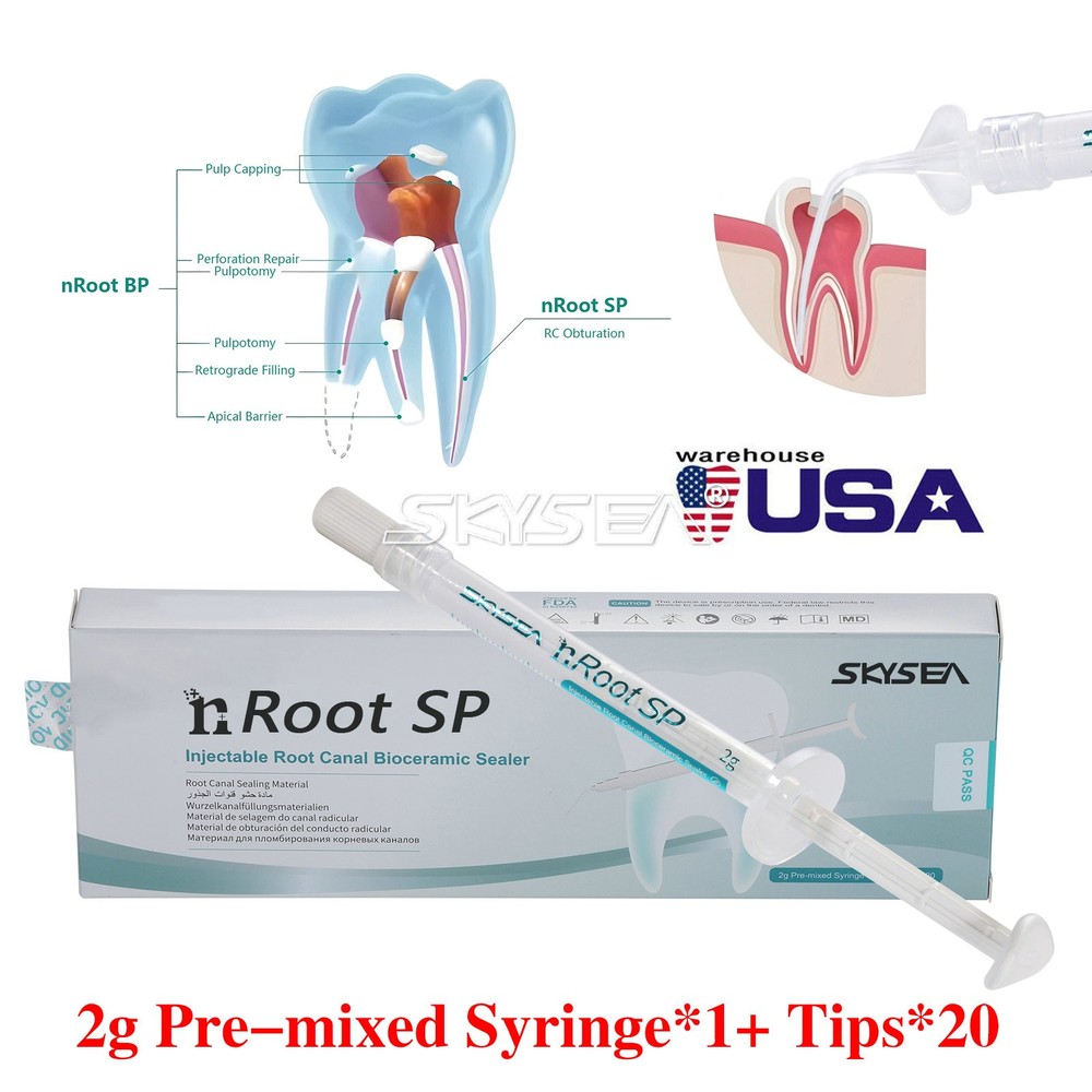 Sealer Bioceramic Root Canal Sealers 2g + 20 tips