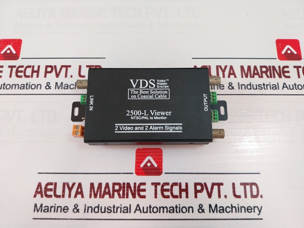 Vds 2500-l Viewer Video Modem System Dc Power In +40v