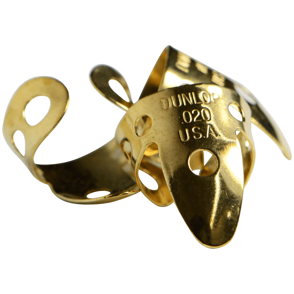 Dunlop Brass Fingerpicks .20mm 3-Pack