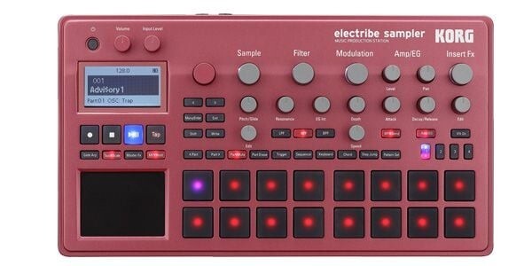 KORG ELECTRIBE2S RD Sampler Analog Modeling Sounds Red Works New