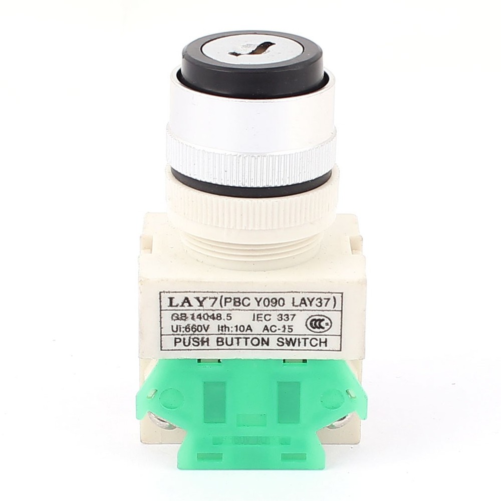 NO/NC Type ON-OFF 2 Position Security Key Lock Rotary Switch