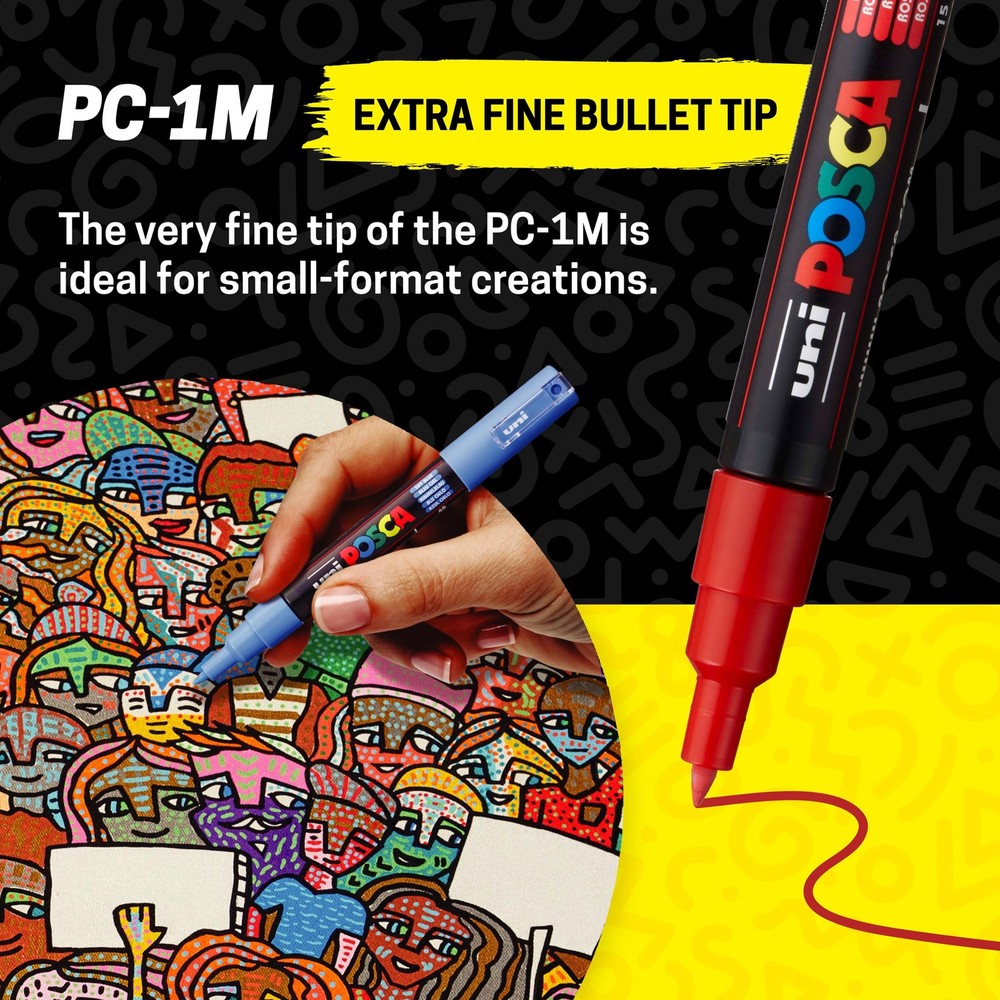 Uni Posca Paint Marker FULL RANGE Bundle Set , Mitsubishi Poster Colour ALL COLO