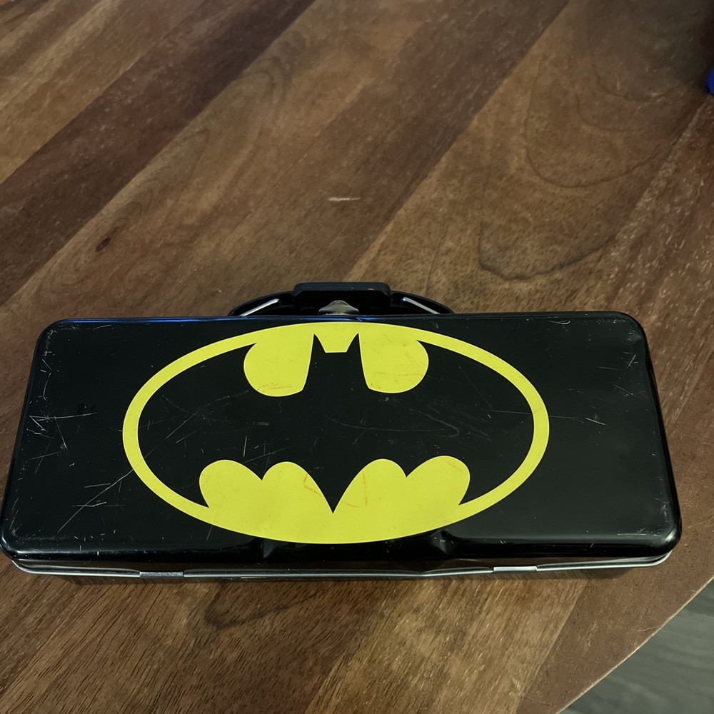 BATMAN Tin Metal Storage Box DC Comics