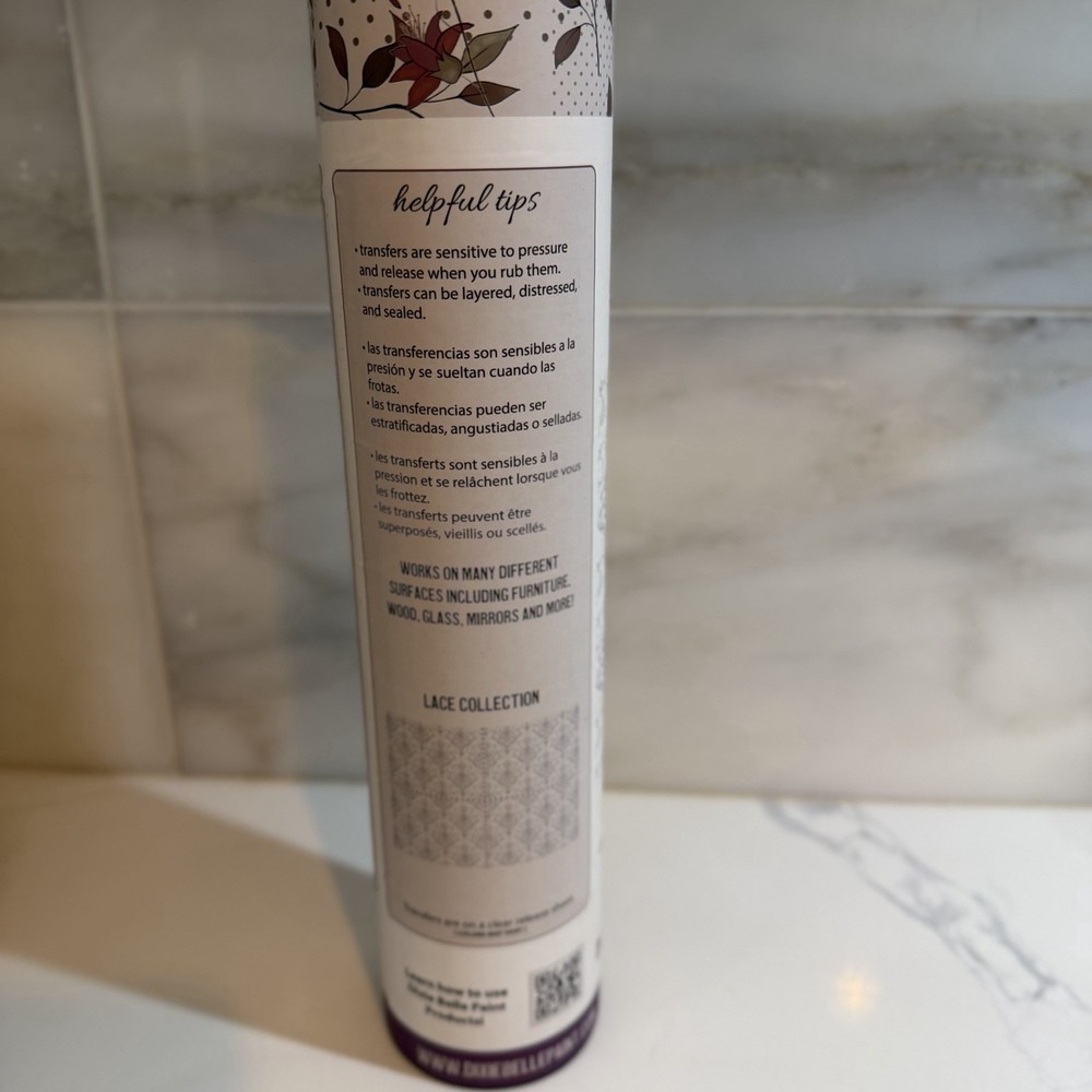 Redesign Prima Decor Lace Transfer