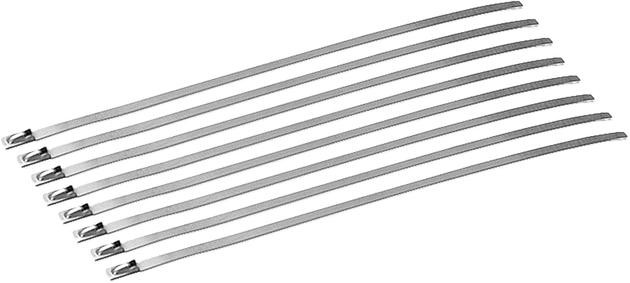 DEI Stainless Steel Locking Ties 8"