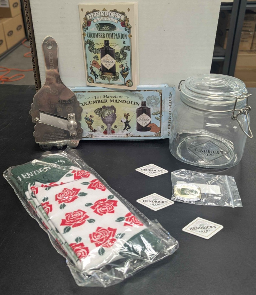 Hendrick’s Gin Official Cucumber Guild Assorted Merch! Sip Responsibly!🥒🥒🥒