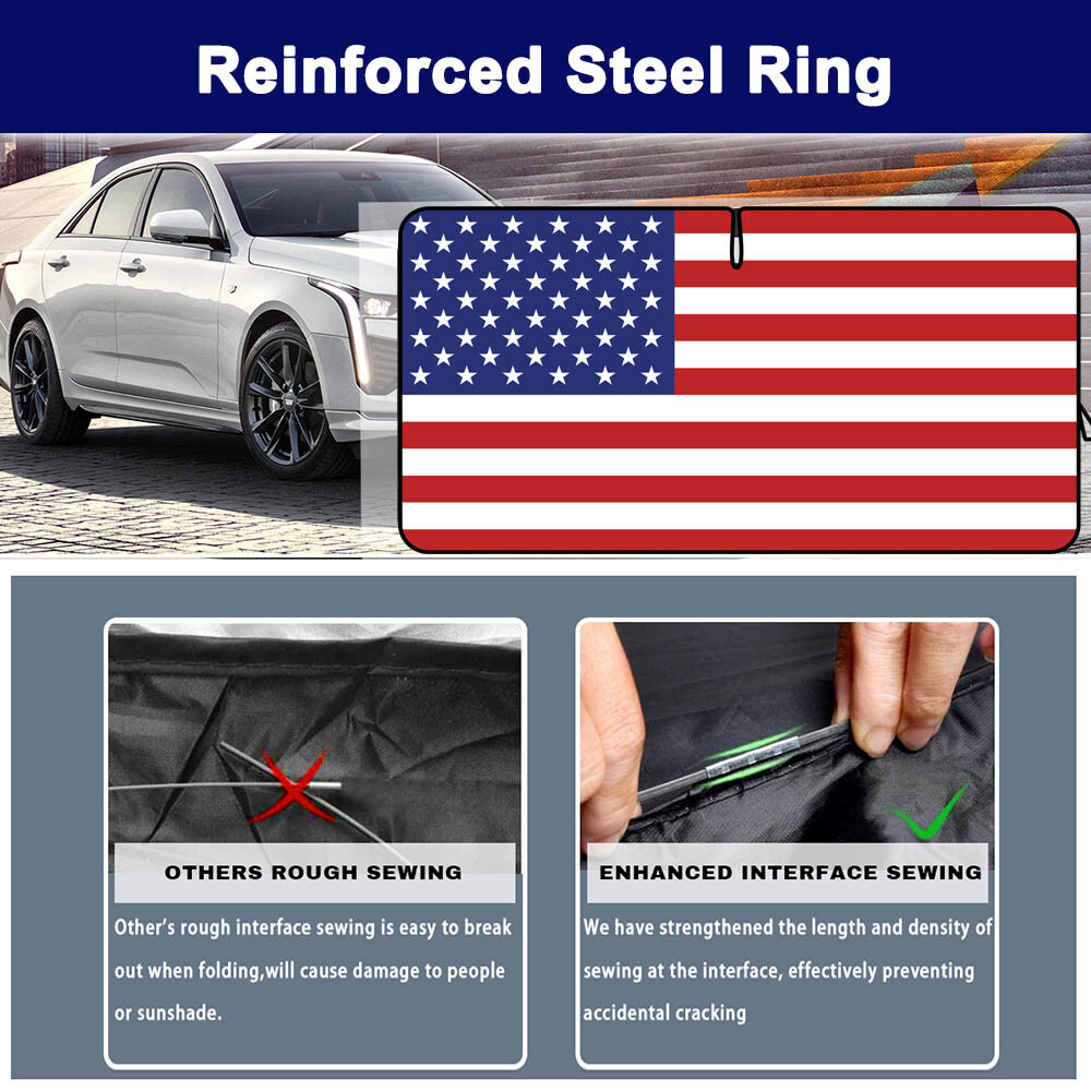 Car Windshield Sun Shade Foldable Large Front Window Visor UV Block Shield Cover