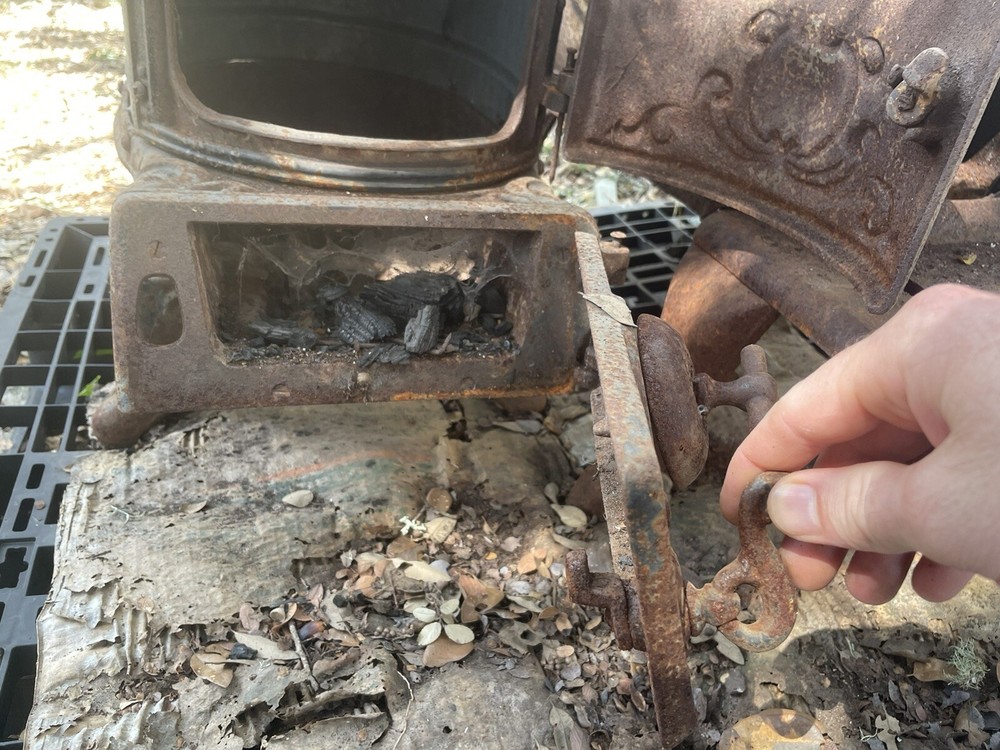wood burning stove
