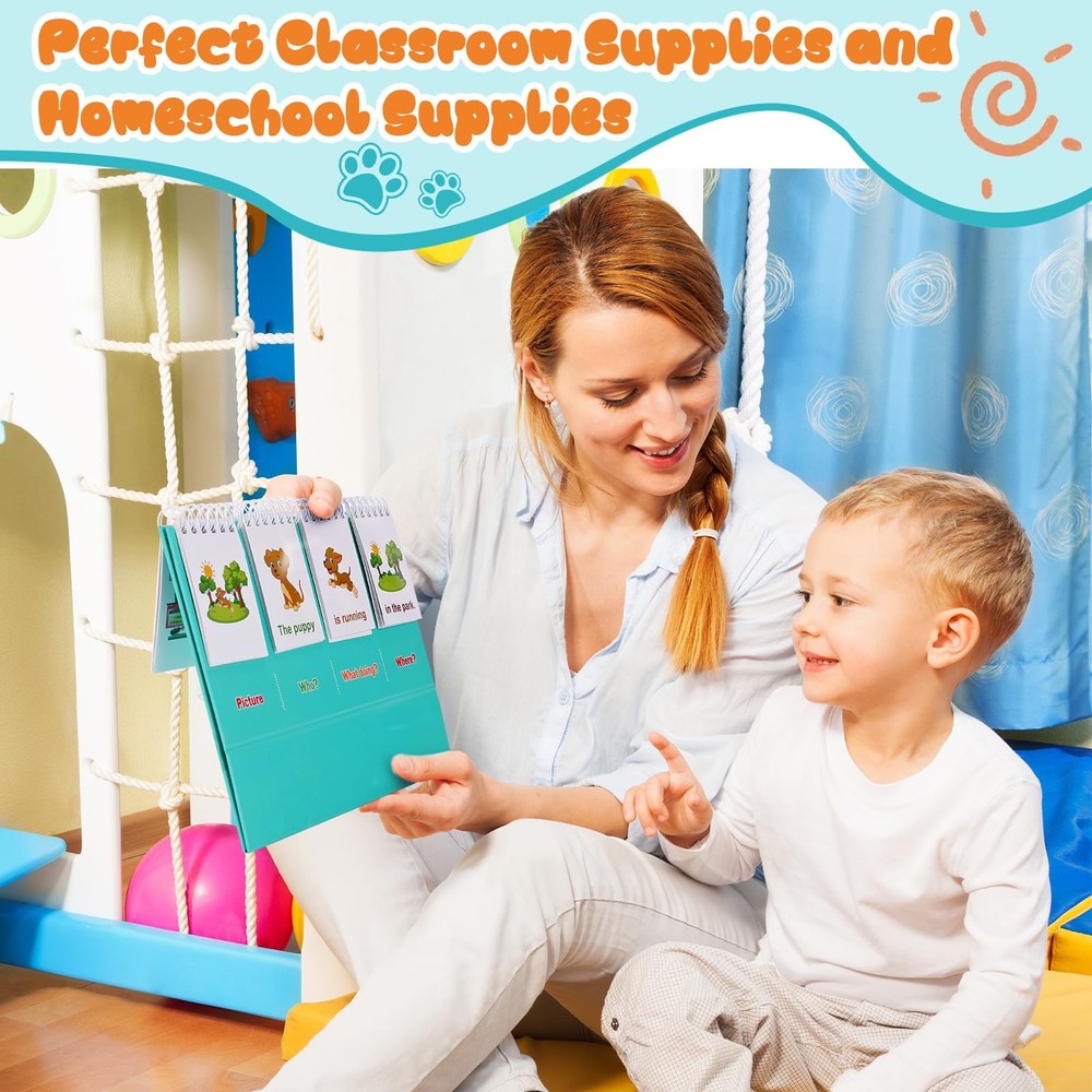 Sentence Building for Kids-Speech Therapy Materials, Medium, Green