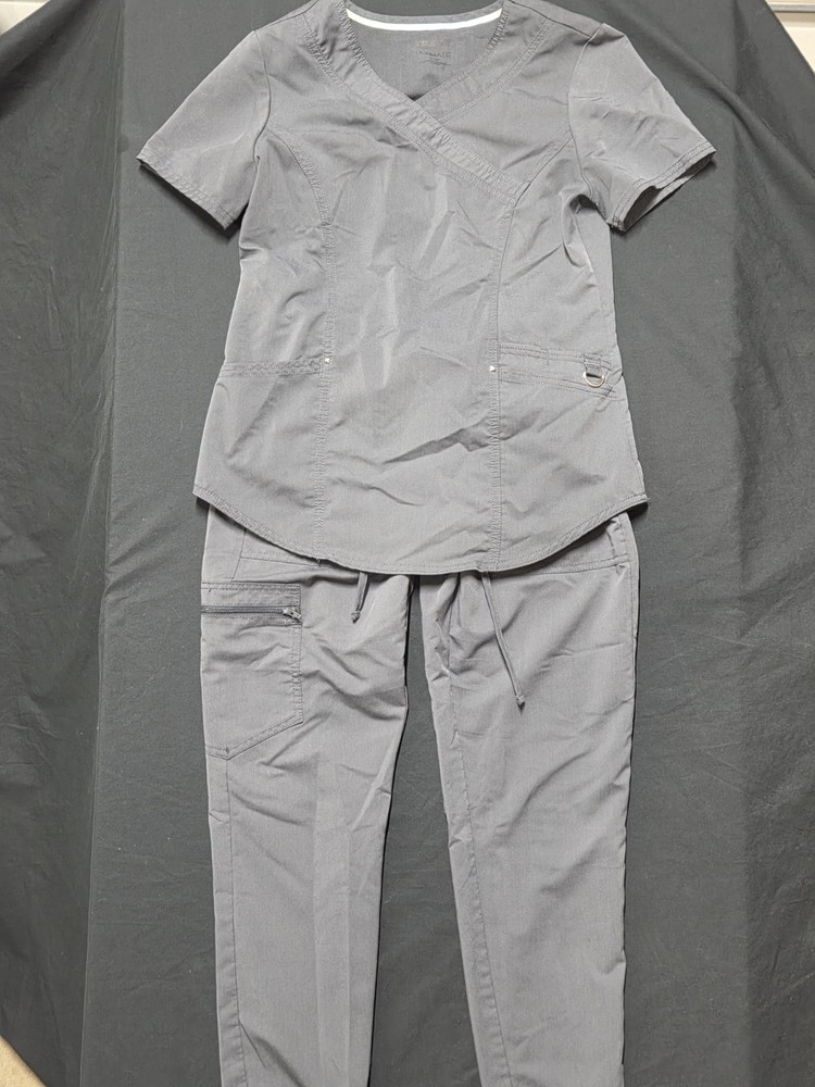 Scrub Star Womens Scrub Set Xs Gray