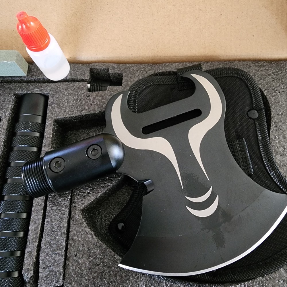 Multi-Function Survival Axe Kit - Camping Axe & Hatchet - Multitool Folding Axe