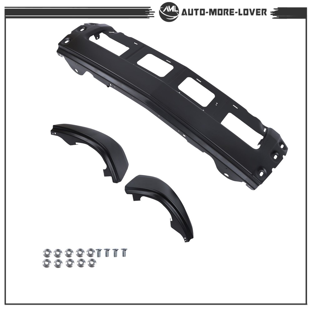 Split Front Bumper Black Solid Surface 22944858 For Chevy Silverado 1500 14-15